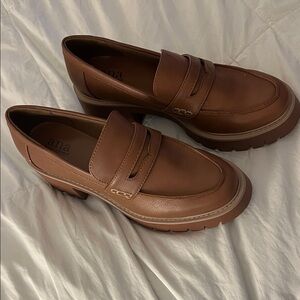 a.n.a Women's Brown chunky Loafers